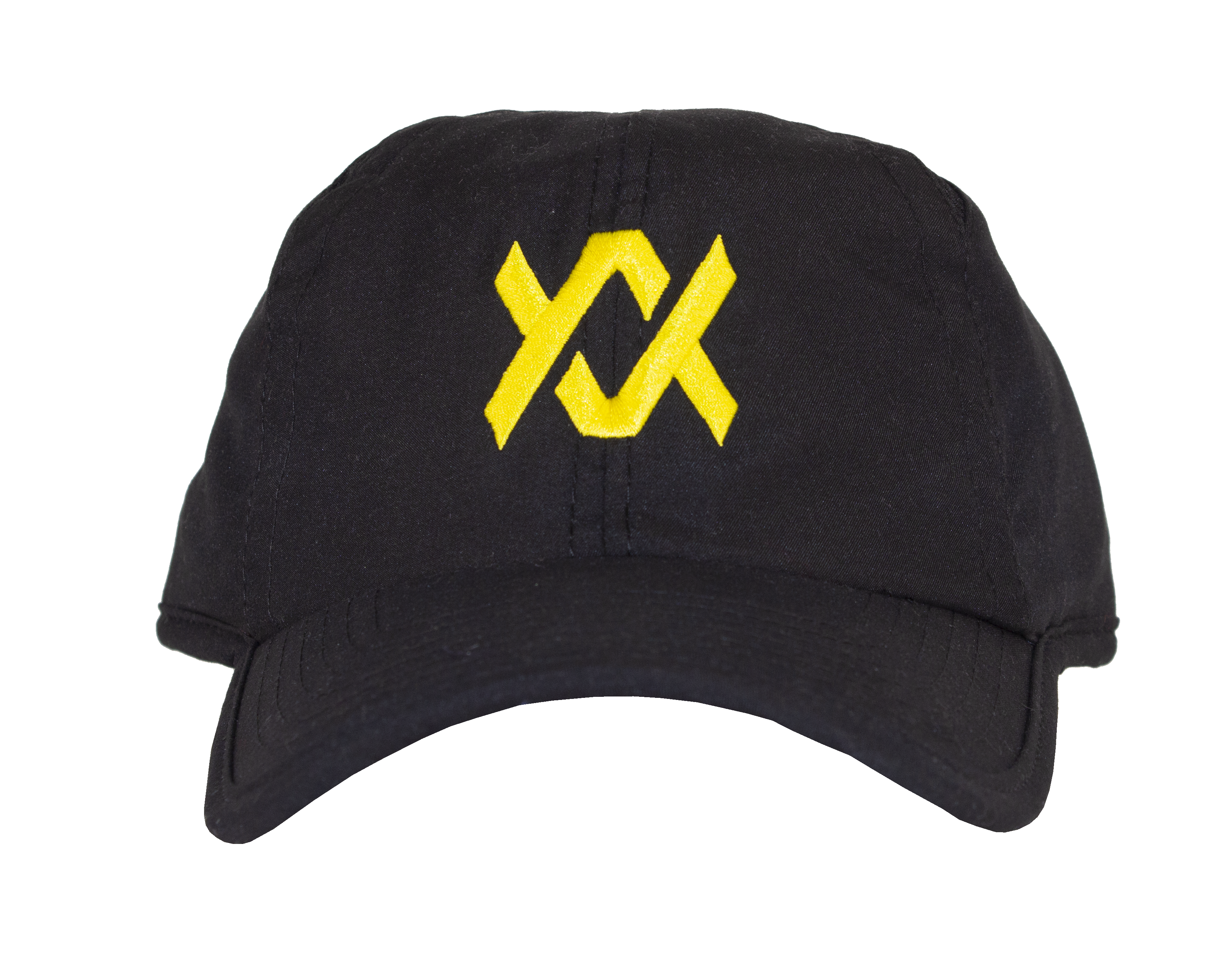 Perf Hat Large Logo Black/Neon Yellow