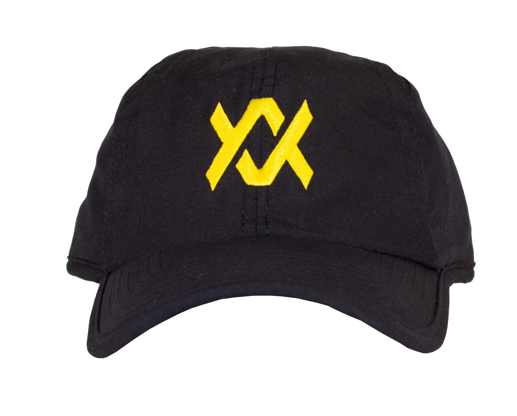 Perf Hat Large Logo Black/Neon Yellow